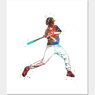 Boy Softball Player Posters and Art